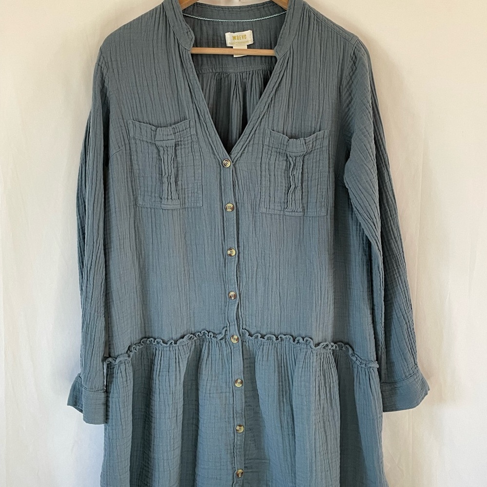 Maeve by Anthropologie Katie Textile Utility Dress Size 10